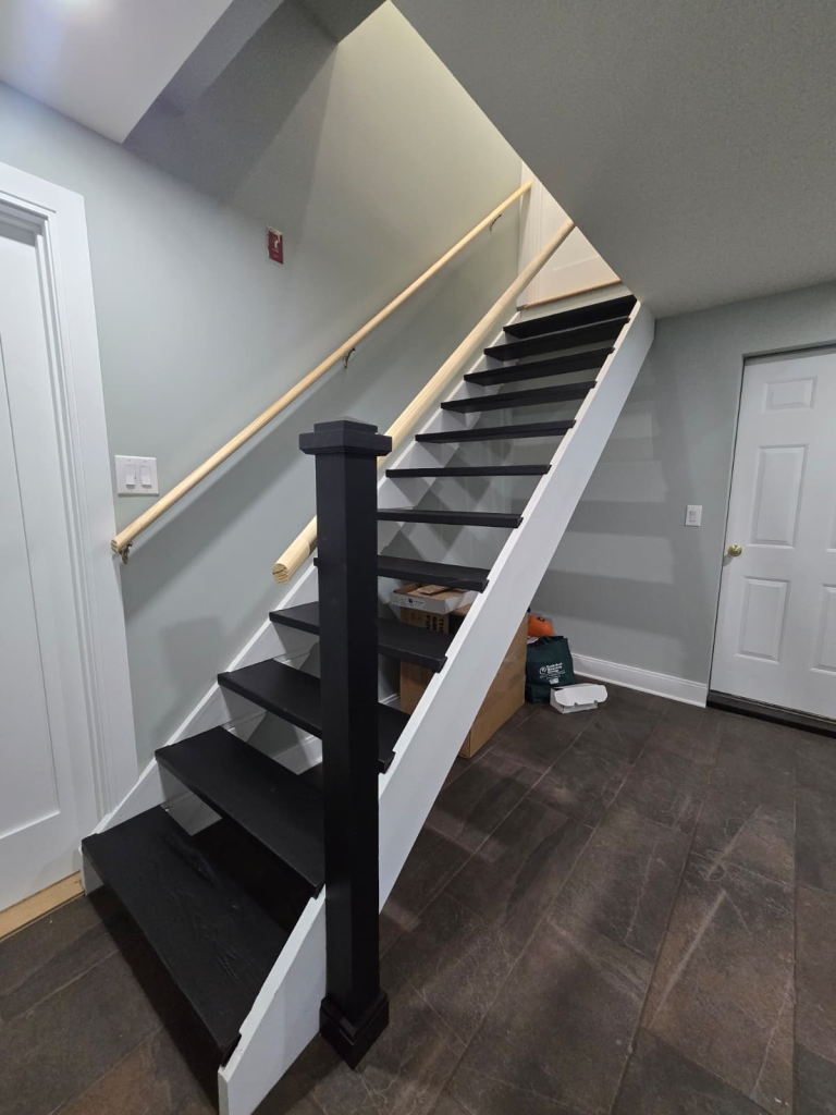 After photo stair remodeling