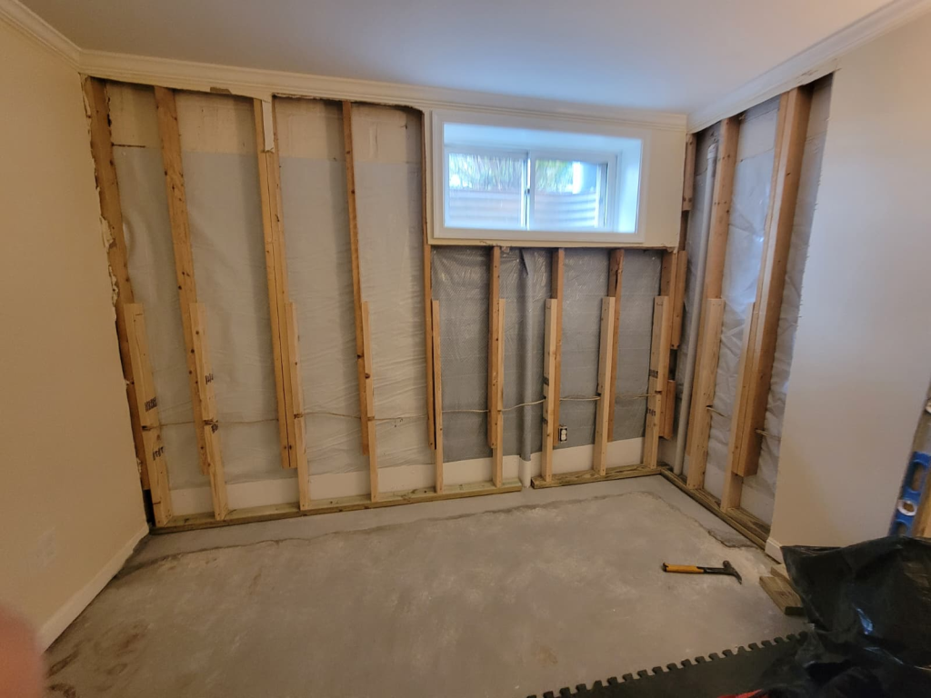 Drywall water damage repair
